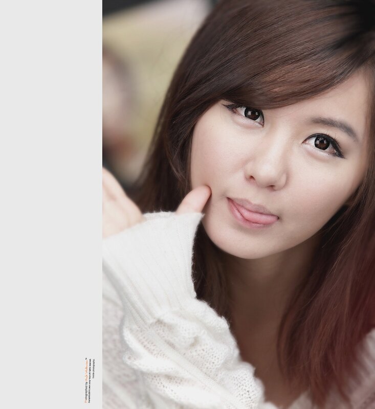 woman in white sweater