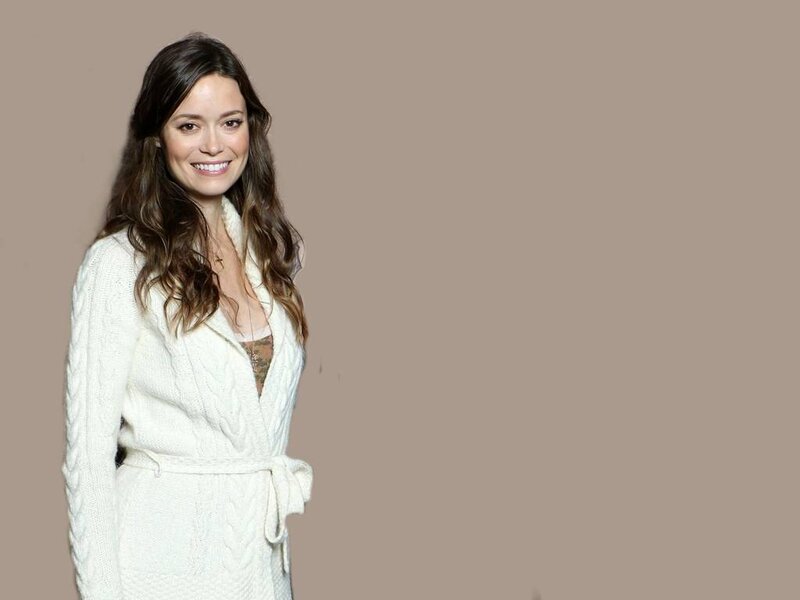 Woman in White Sweater — Friendly, Photograph