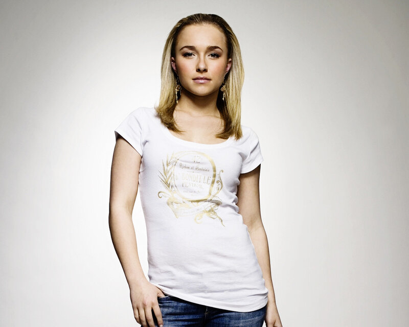 woman in white t-shirt