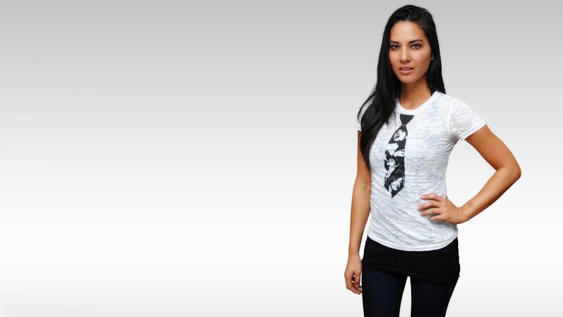 Woman in White T-shirt — Confident, Photograph, Jeans, Hand on Hip