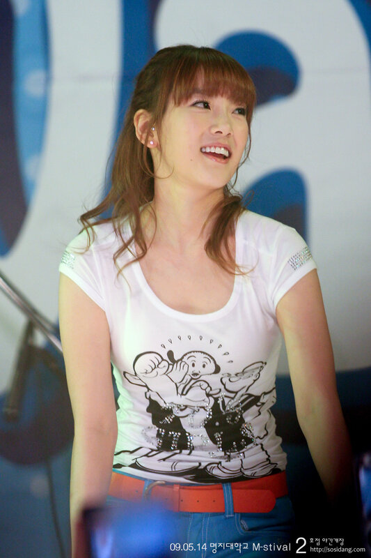 Woman in White T-shirt — Happy, Photograph
