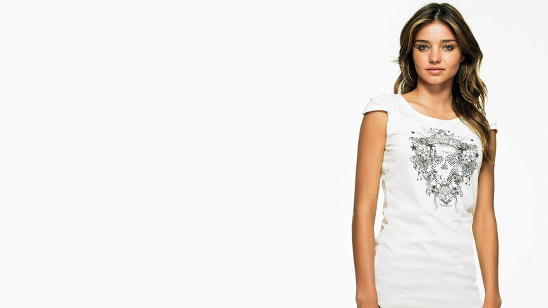 Woman in White T-shirt — Neutral, Photograph, Skull Design