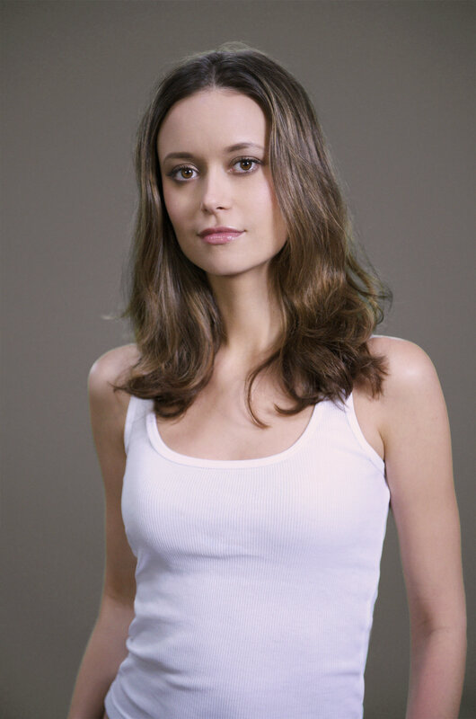 woman in white tank top