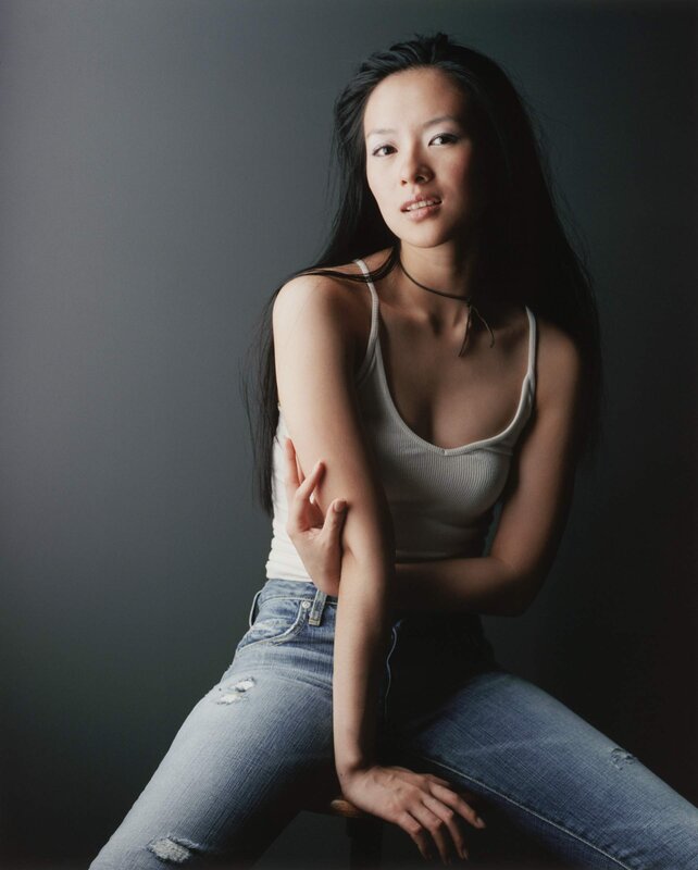woman in white tank top