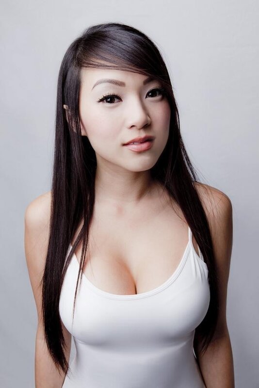 woman in white tank top