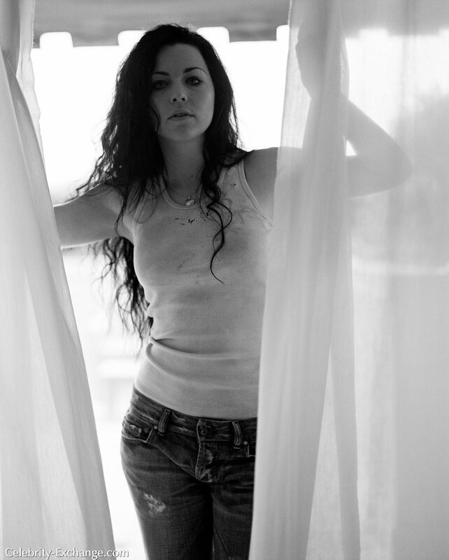 woman in white tank top