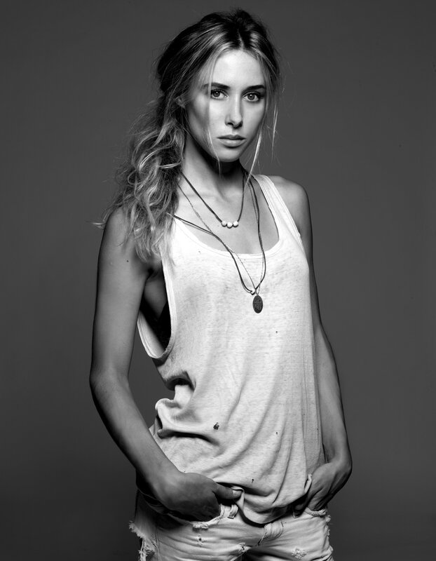 woman in white tank top