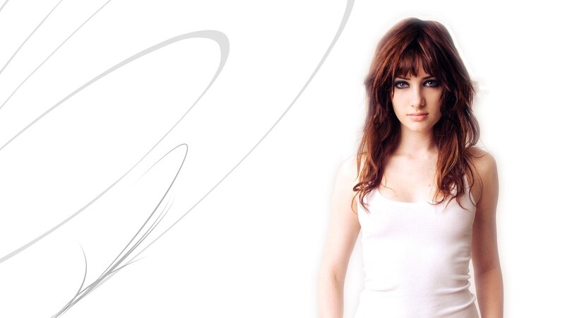 woman in white tank top