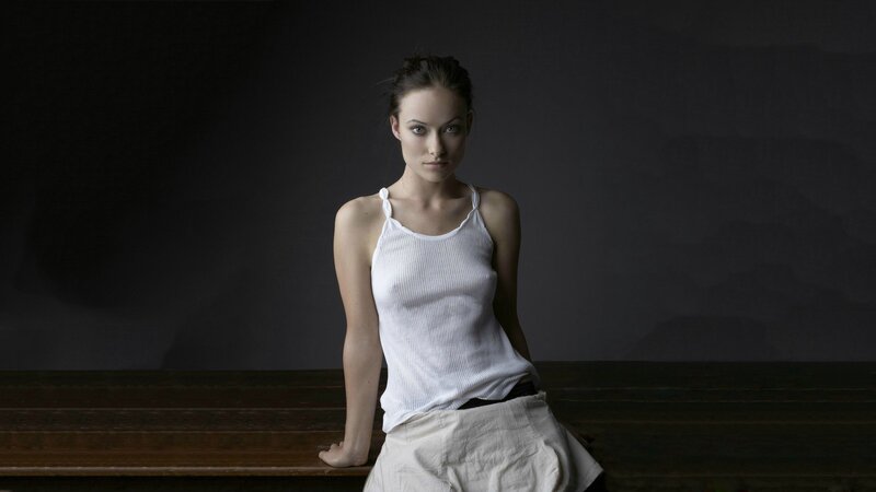 woman in white tank top