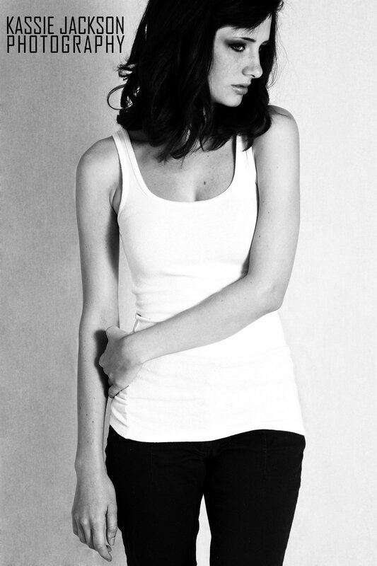 woman in white tank top