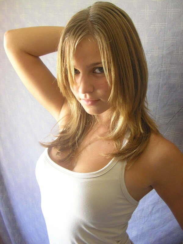 woman in white tank top