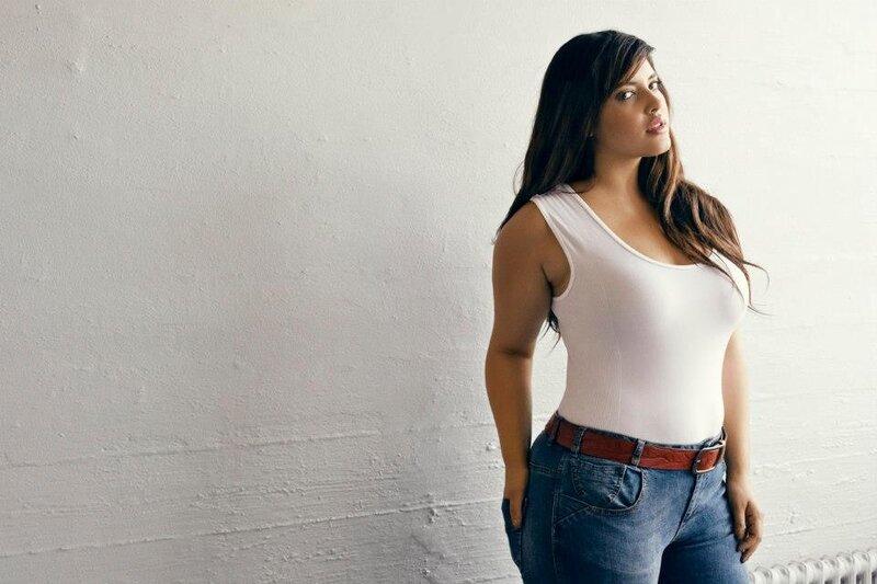 woman in white tank top