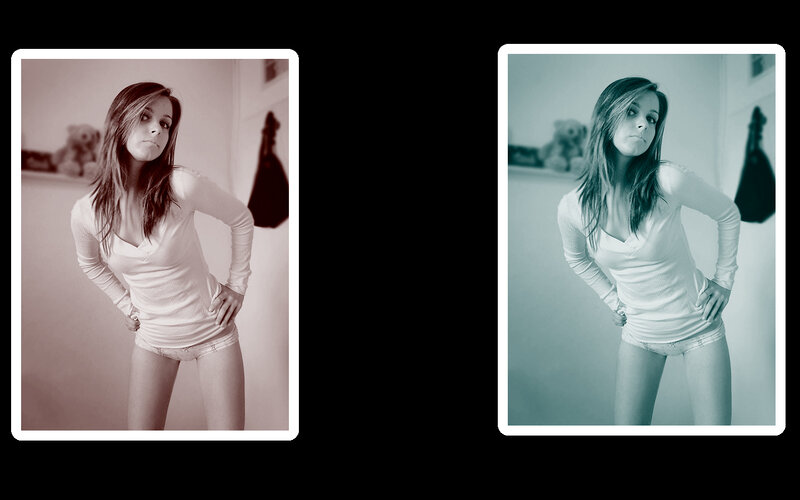 woman in white top