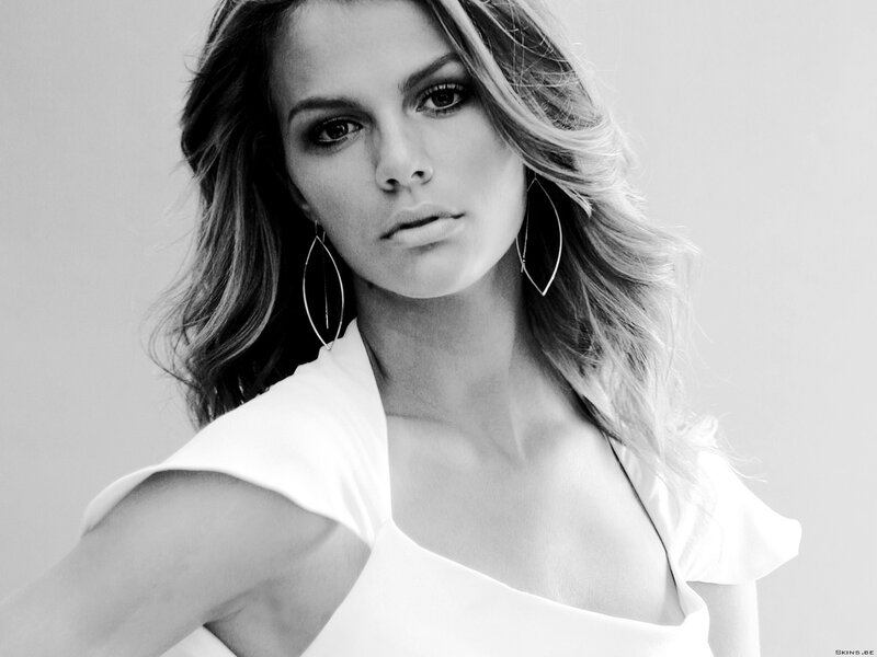 woman in white top