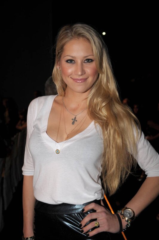 woman in white top at event