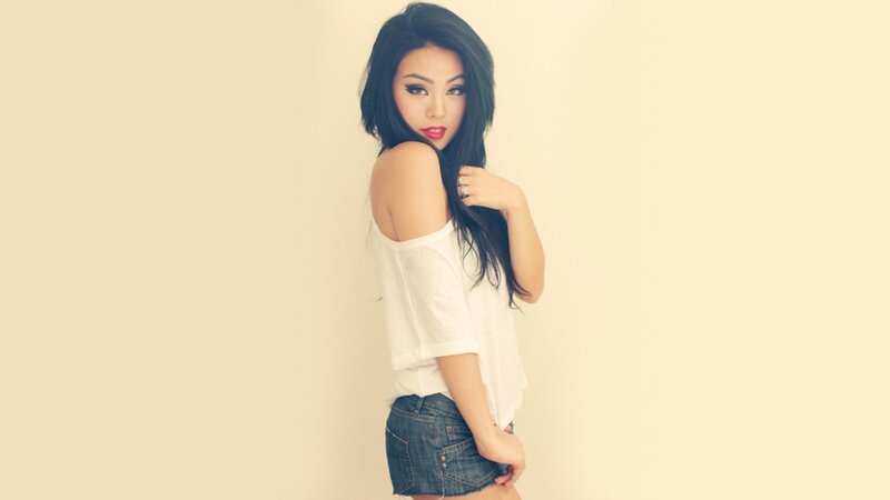 Woman in White Top — Beige, Neutral, Photograph, White Shirt