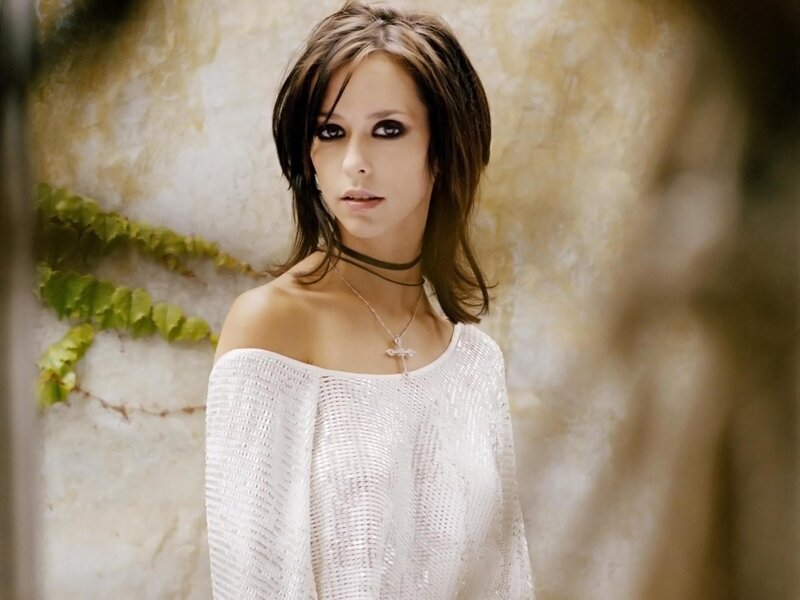 Woman in White Top — Neutral, Photograph, Necklace