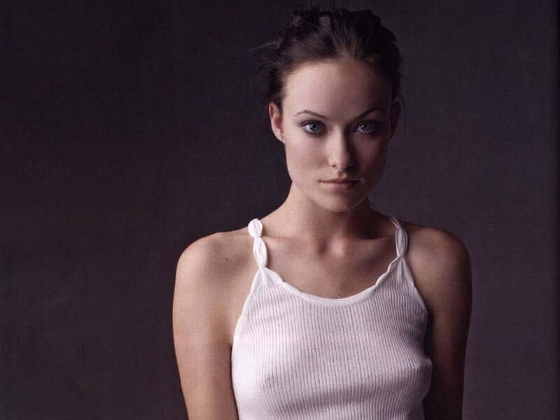 Woman in White Top — Neutral, Photograph, White Tank Top
