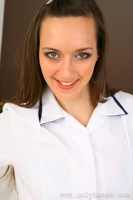 woman in white uniform