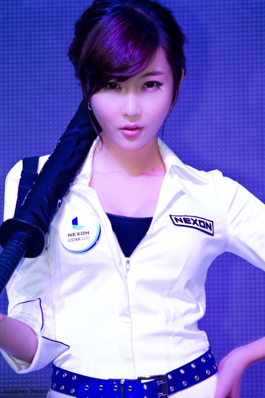woman in white uniform at event