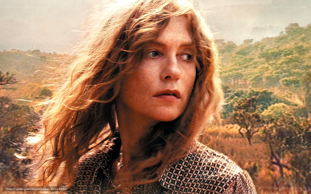 woman in wind-swept hair