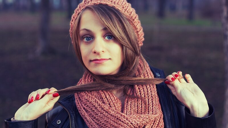 woman in winter clothes