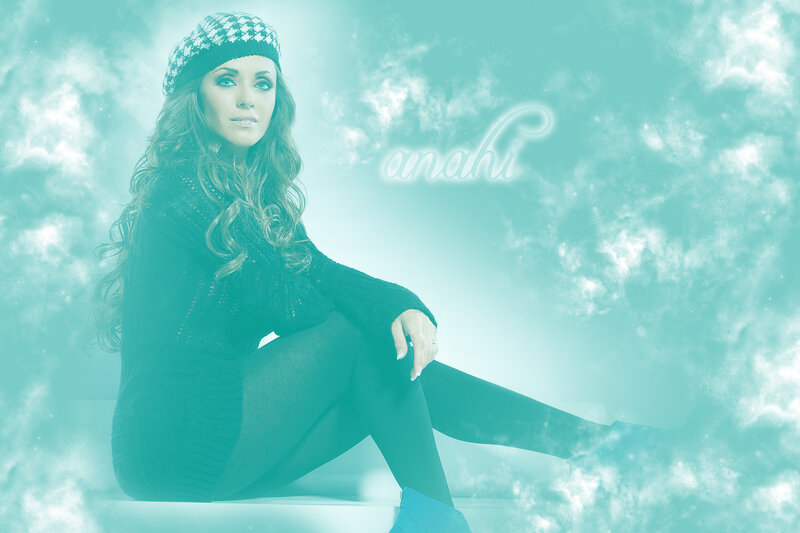 Woman in Winter Clothing — Teal