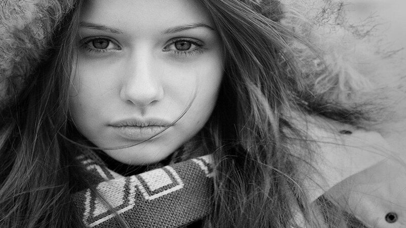 woman in winter coat