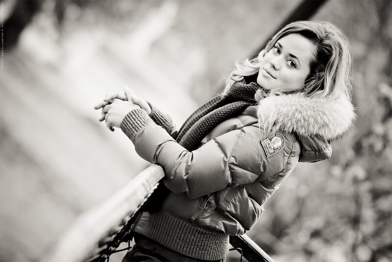 woman in winter coat