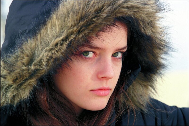 woman in winter coat