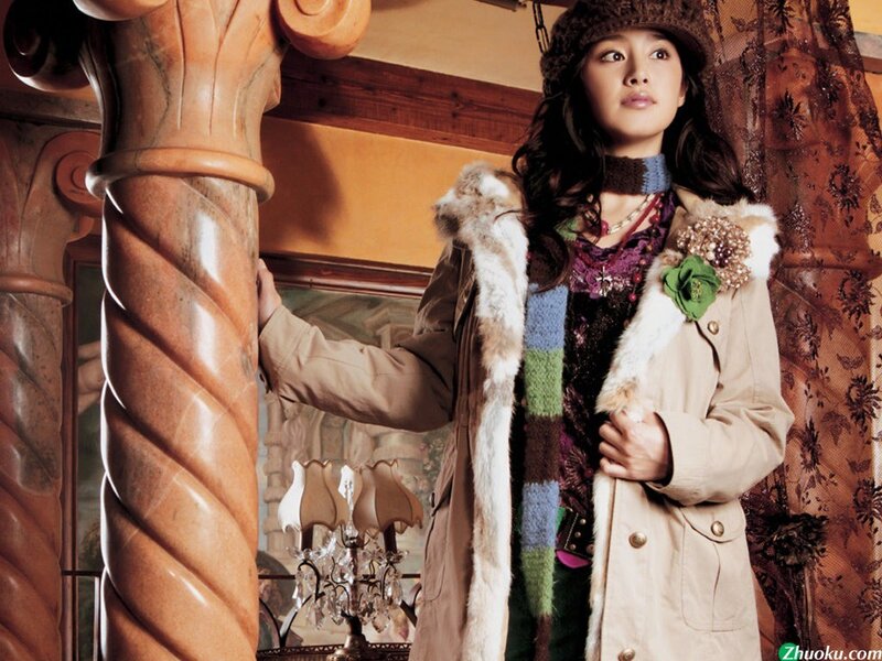 woman in winter coat