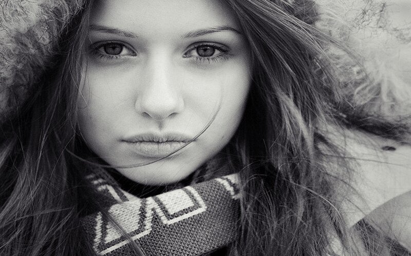 woman in winter coat