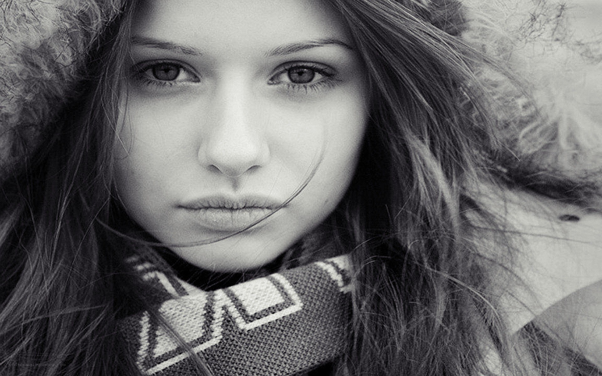 woman in winter coat