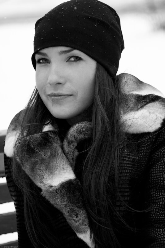 woman in winter coat