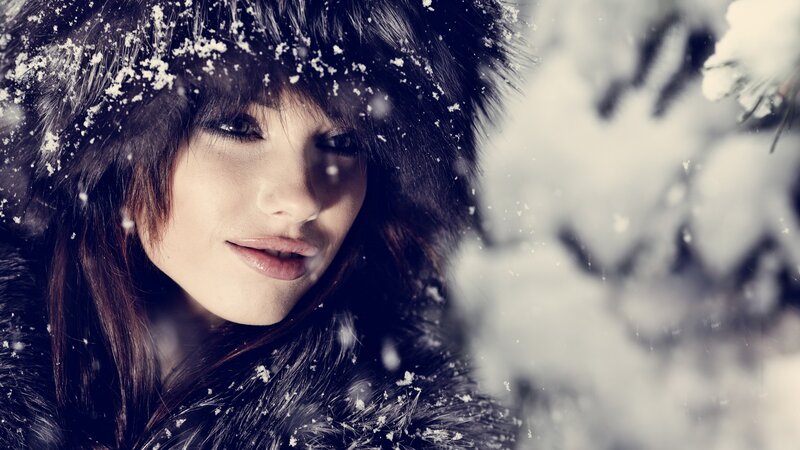 woman in winter coat