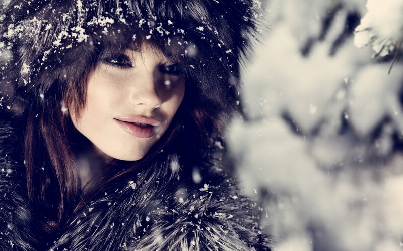 woman in winter coat