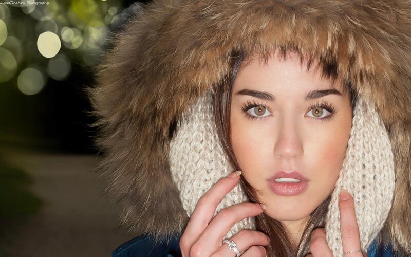 woman in winter coat