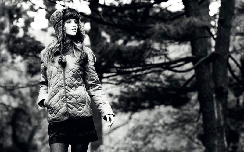 woman in winter coat