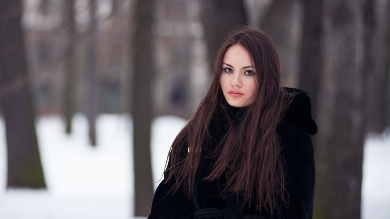 woman in winter coat