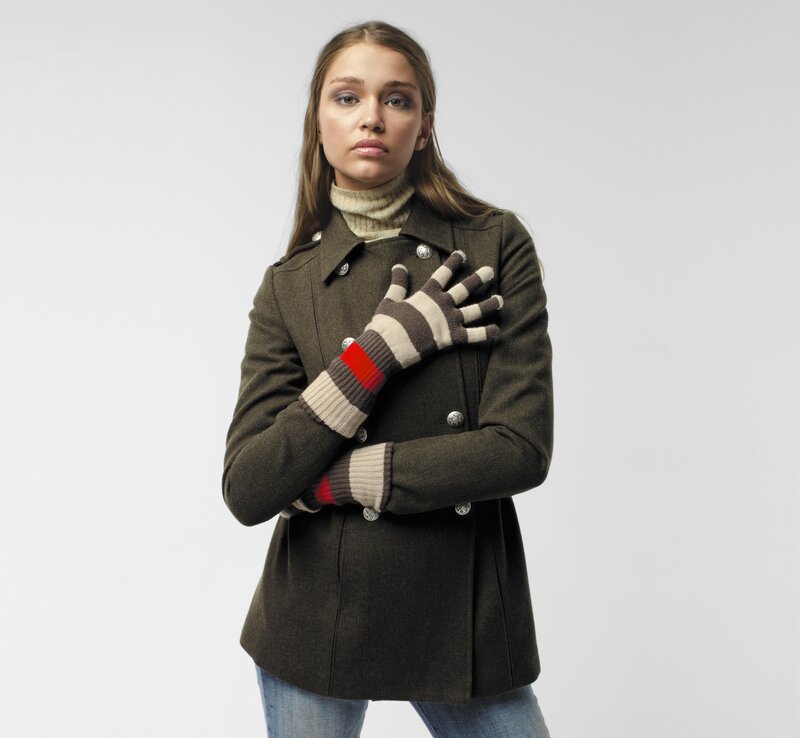 woman in winter coat