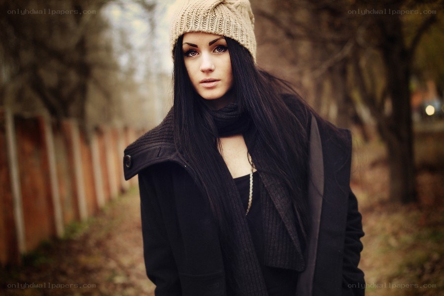 woman in winter coat