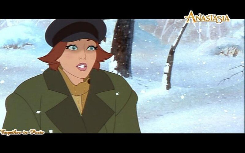 Woman in Winter Coat — Green