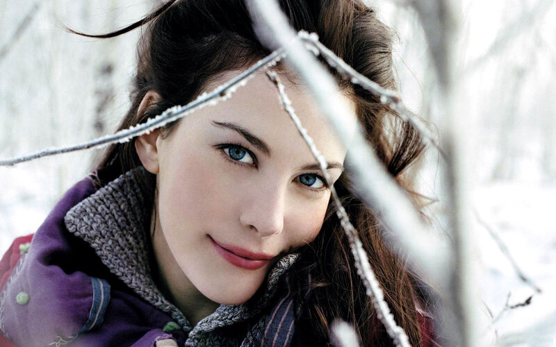 Woman in Winter Coat — Purple
