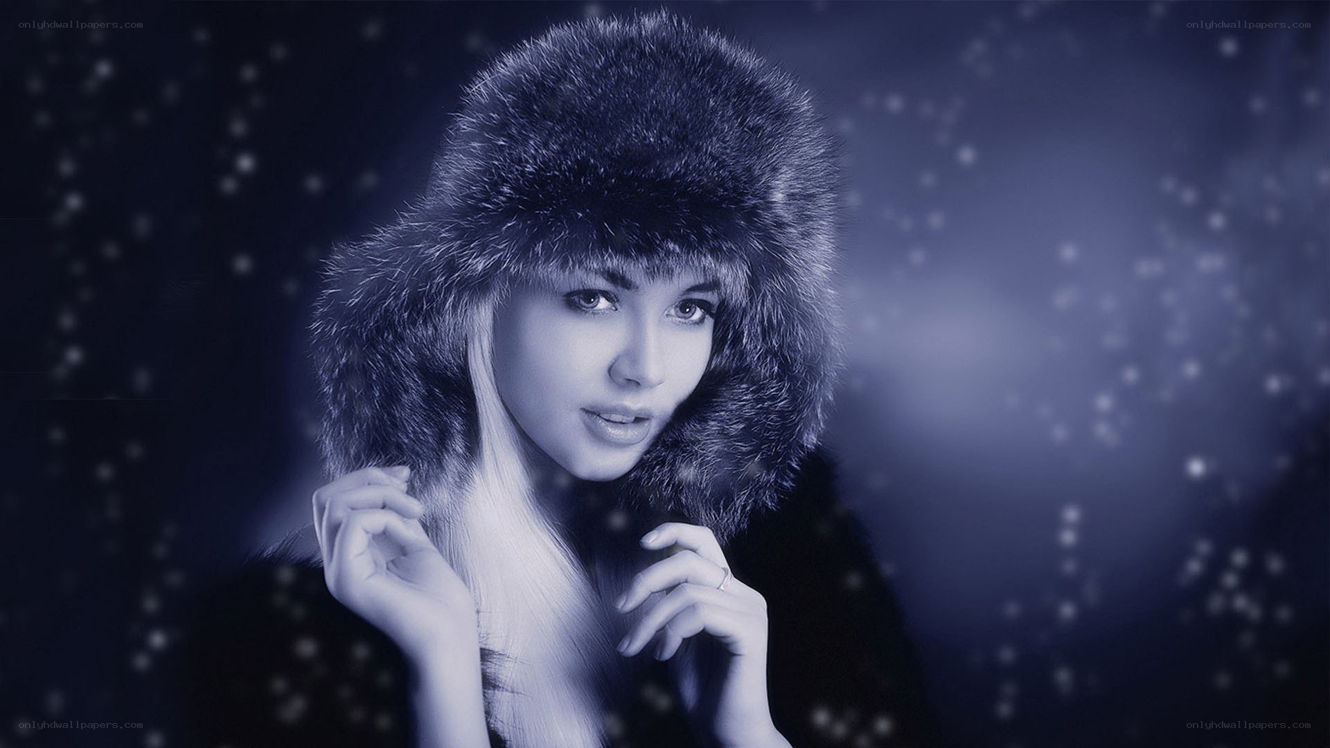 woman in winter hat
