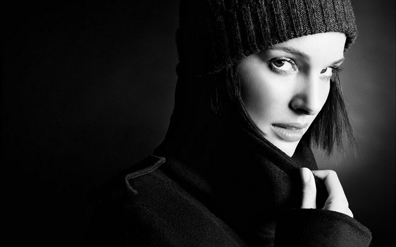 woman in winter hat and coat