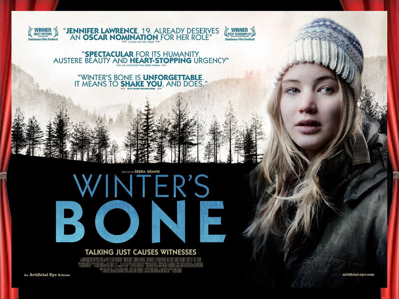 Woman in Winter Hat — Blue, Dramatic