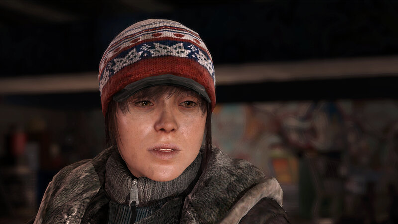 Woman in Winter Hat — Brown, Serious