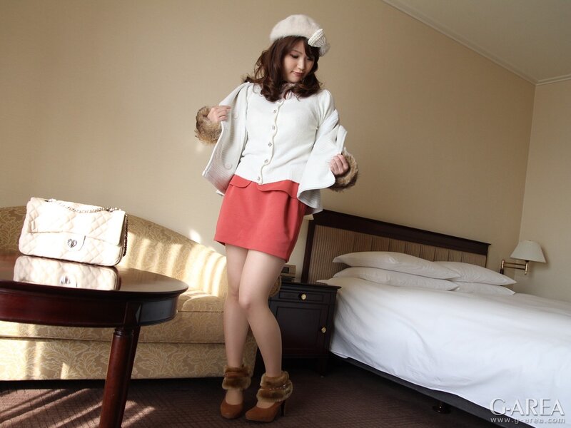 Woman in winter outfit