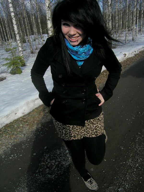 woman in winter outfit