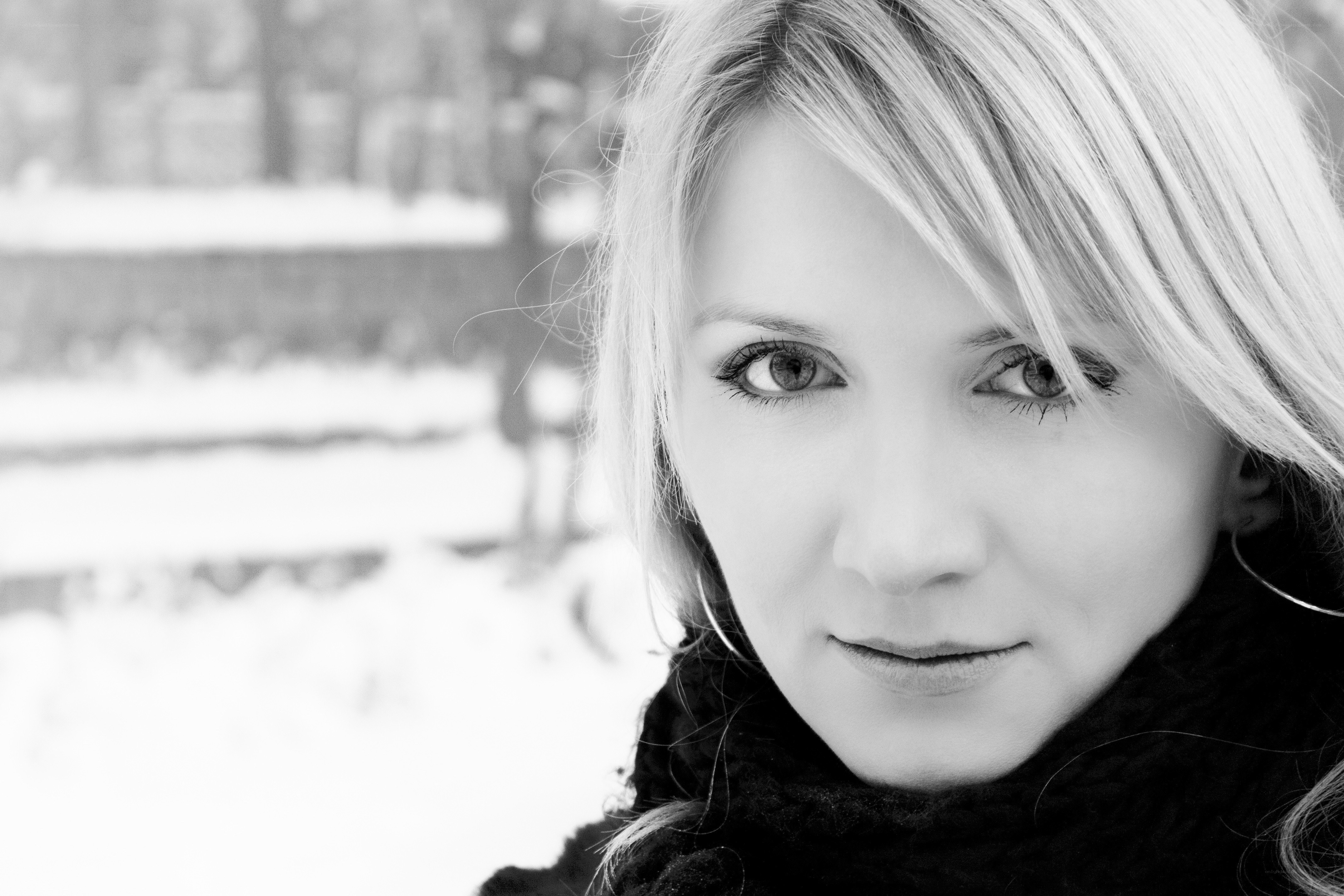 woman in winter portrait